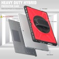 Czerwone Pancerne Etui z obrotowym uchwytem do Microsoft Surface Pro 8