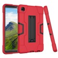 Shockproof Pancerne Etui Obudowa do Samsung Galaxy Tab A7 Lite 2021 czerwono-czarne