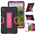 Shockproof Pancerne Etui Obudowa do Samsung Galaxy Tab A7 Lite 2021 czarno-różowe