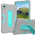 Shockproof Pancerne Etui Obudowa do Samsung Galaxy Tab A7 Lite 2021 szaro-miętowe