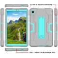 Shockproof Pancerne Etui Obudowa do Samsung Galaxy Tab A7 Lite 2021 szaro-miętowe