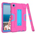 Shockproof Pancerne Etui Obudowa do Samsung Galaxy Tab A7 Lite 2021 różowo-niebieskie
