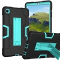 Shockproof Pancerne Etui Obudowa do Samsung Galaxy Tab A7 Lite 2021 czarno-miętowe
