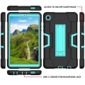 Shockproof Pancerne Etui Obudowa do Samsung Galaxy Tab A7 Lite 2021 czarno-miętowe