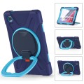 Shockproof Pancerne Etui z Paskiem do Samsung Galaxy Tab A7 Lite 8.7 2021 granatowo-niebieskie