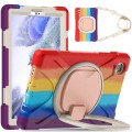 Shockproof Pancerne Etui z Paskiem do Samsung Galaxy Tab A7 Lite 8.7 2021 kolorowe