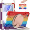 Shockproof Pancerne Etui z Paskiem do Samsung Galaxy Tab A7 Lite 8.7 2021 kolorowe