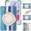 Shockproof Pancerne Etui z Paskiem do Samsung Galaxy Tab A7 Lite 8.7 2021 kolorowe