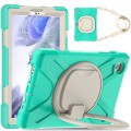Shockproof Pancerne Etui z Paskiem do Samsung Galaxy Tab A7 Lite 8.7 2021 miętowe