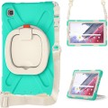 Shockproof Pancerne Etui z Paskiem do Samsung Galaxy Tab A7 Lite 8.7 2021 miętowe