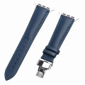 Skórzany Pasek QIALINO do Apple Watch 38mm/40mm/41mm niebieski