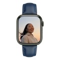 Skórzany Pasek QIALINO do Apple Watch 38mm/40mm/41mm niebieski