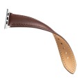 Skórzany Pasek QIALINO do Apple Watch 38mm/40mm/41mm brązowy