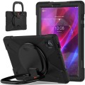 Shockproof Pancerne Etui z Paskiem, Uchwytem do Lenovo Tab M10 Plus 10.3 czarne
