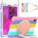 Shockproof  Pancerne Etui z Paskiem, Uchwytem do Lenovo Tab M10 Plus 10.3 kolorowe