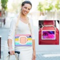 Shockproof Pancerne Etui z Paskiem, Uchwytem do Lenovo Tab M10 Plus 10.3 kolorowe