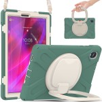 Shockproof  Pancerne Etui z Paskiem, Uchwytem do Lenovo Tab M10 Plus 10.3 zielone
