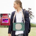 Shockproof Pancerne Etui z Paskiem, Uchwytem do Lenovo Tab M10 Plus 10.3 zielone-szmaragdowe