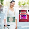 Shockproof Pancerne Etui z Paskiem, Uchwytem do Lenovo Tab M10 Plus 10.3 zielone-szmaragdowe