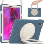 Shockproof  Pancerne Etui z Paskiem, Uchwytem do Lenovo Tab M10 Plus 10.3 niebieskie