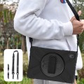 Shockproof Pancerne Etui z Paskiem, Uchwytem do Lenovo Tab M10 Plus 10.3 czarne