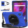 Shockproof Pancerne Etui z Paskiem, Uchwytem do Lenovo Tab M10 Plus 10.3 niebieskie
