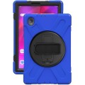 Shockproof Pancerne Etui z Paskiem, Uchwytem do Lenovo Tab M10 Plus 10.3 niebieskie