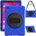 Shockproof Pancerne Etui z Paskiem, Uchwytem do Lenovo Tab M10 Plus 10.3 niebieskie