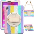 Shockproof Pancerne Etui z Paskiem, Uchwytem do Lenovo Tab M10 Plus 10.3 kolorowe