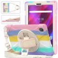 Shockproof Pancerne Etui z Paskiem, Uchwytem do Lenovo Tab M10 Plus 10.3 kolorowe