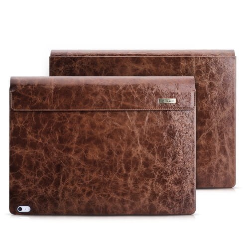 Skórzane Etui Pokrowiec ICARER Microsoft Surface Book 3 czekoladowe