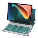 Zielone Magnetyczne Etui Klawiatura do Xiaomi Pad 5, Xiaomi Pad 5 Pro