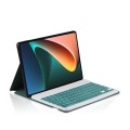Zielone Magnetyczne Etui Klawiatura do Xiaomi Pad 5, Xiaomi Pad 5 Pro