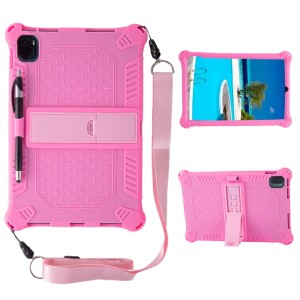 Shockproof  Pancerne Etui z Paskiem do Xiaomi Pad 5 / Pad 5 Pro różowe