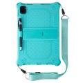 Shockproof Pancerne Etui z Paskiem do Xiaomi Pad 5 / Pad 5 Pro zielone