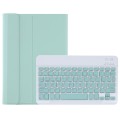 Miętowe Etui Klawiatura Samsung Galaxy Tab A8 10.5 2021
