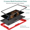 Shockproof Pancerne Etui Obudowa do Samsung Galaxy Tab S8 Ultra czerwone