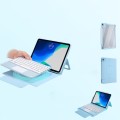 Niebieskie Etui Obudowa Klawiatura do iPad Air 10.9 2022/2020