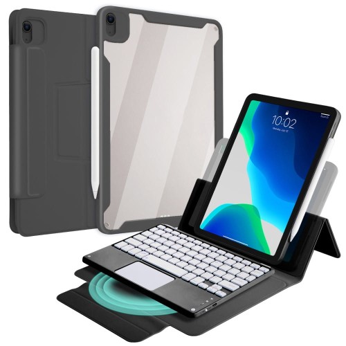 Czarne Etui Obudowa Klawiatura do iPad Air 10.9 2022/2020