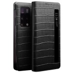 Qialino Etui Skórzany Pokrowiec Smart Cover Huawei Mate X2 czarny