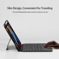 JIUYU Czarne Etui Podświetlana Klawiatura do iPad 9/8/7 10.2