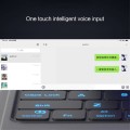 JIUYU Czarne Etui Podświetlana Klawiatura do iPad 9/8/7 10.2