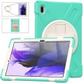 Shockproof Pancerne Etui Obudowa z Paskiem do Samsung Galaxy Tab S7 FE 5G / Plus miętowe