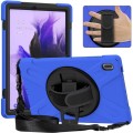Shockproof Pancerne Etui Obudowa z Paskiem do Samsung Galaxy Tab S7 FE 5G / Plus granatowe