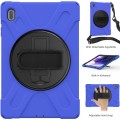 Shockproof Pancerne Etui Obudowa z Paskiem do Samsung Galaxy Tab S7 FE 5G / Plus granatowe