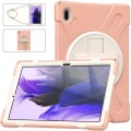 Shockproof Pancerne Etui Obudowa z Paskiem do Samsung Galaxy Tab S7 FE 5G / Plus różowe