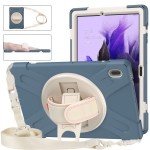 Shockproof Pancerne Etui Obudowa z Paskiem do Samsung Galaxy Tab S7 FE 5G / Plus szare