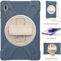Shockproof Pancerne Etui Obudowa z Paskiem do Samsung Galaxy Tab S7 FE 5G / Plus szare