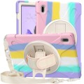 Shockproof Pancerne Etui Obudowa z Paskiem do Samsung Galaxy Tab S7 FE 5G / Plus kolorowe