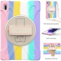 Shockproof Pancerne Etui Obudowa z Paskiem do Samsung Galaxy Tab S7 FE 5G / Plus kolorowe